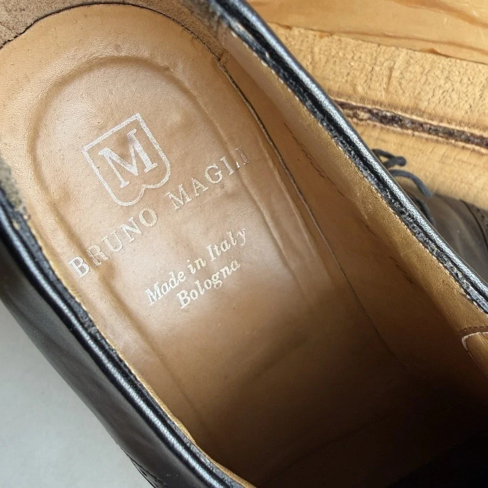Bruno Magli adjustable oxfords